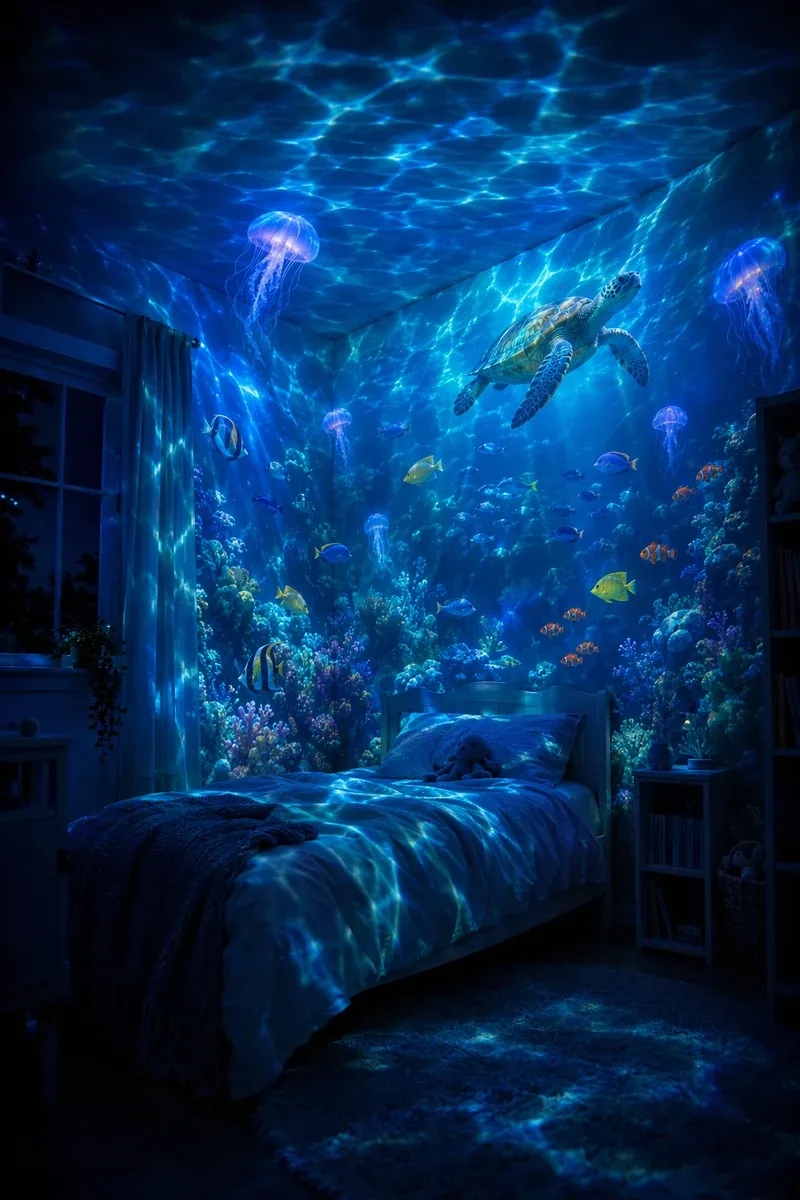 Kids’ bedroom: Bedtime under the sea